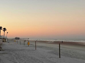 Na praia