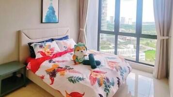 2 bedrooms, iron/ironing board, free WiFi, bed sheets