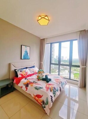 2 bedrooms, iron/ironing board, free WiFi, bed sheets