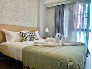 1 bedroom, iron/ironing board, free WiFi, bed sheets