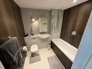 Towels, soap, toilet paper