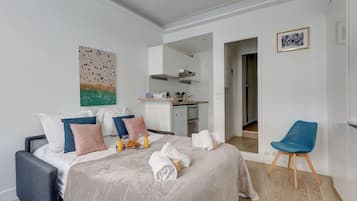 1 Schlafzimmer, Bügeleisen/Bügelbrett, Internetzugang, Bettwäsche