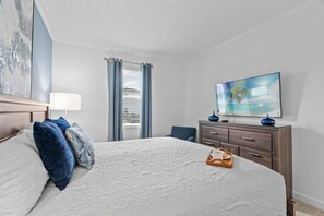 8 bedrooms, iron/ironing board, travel cot, WiFi