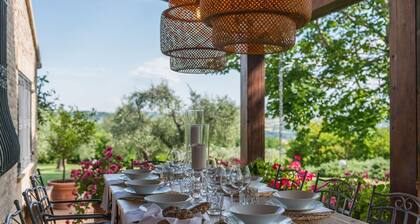 Villa Monticelli - Private villa, 4 bedrooms, pool, airco, wifi, nature, Marche