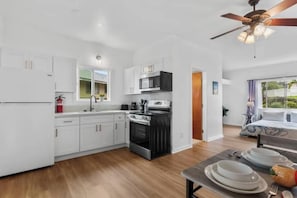 Microwave, oven, stovetop