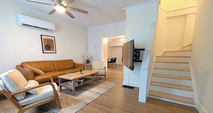Renovated Ravine Cottage | Walk to Beach | Sleeps 8 | A/C, BBQ, & Firepit