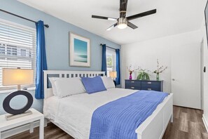 2 bedrooms, iron/ironing board, free WiFi, bed sheets