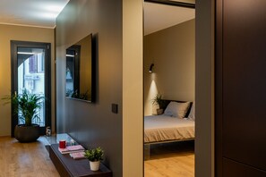 1 室のベッドルーム、アイロン / アイロン台、WiFi (無料)、ベッドシーツ