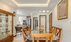 Basic Apartment | Living area - Seaview apt w/ BBQ 50m From Beach Att0602 (Itapema)