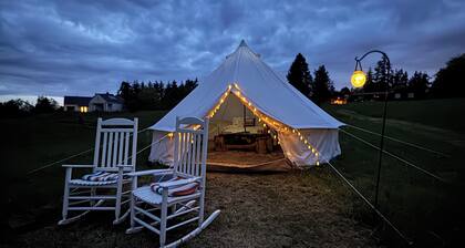 Glamping Tent 5 Acre Amazing Views of Cascades Salish Sea & Mt Rainier - #2 of 4