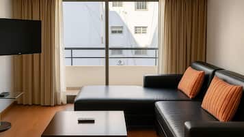 LÀgenhet - 1 sovrum - icke-rökare - balkong | Vardagsrum | 1-tums tv med kabelkanaler