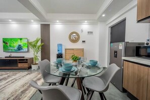 Dining - Riverside 2BR Sheva Suites (Nairobi)