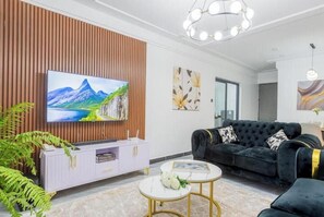 Living area - Premium 2BR Kilimani- Staroot (Nairobi)