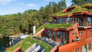 Uitzicht vanuit accommodatie