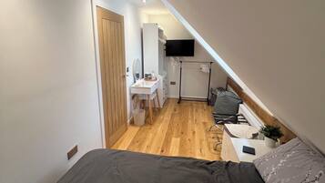 1 bedroom, iron/ironing board, travel crib, free WiFi