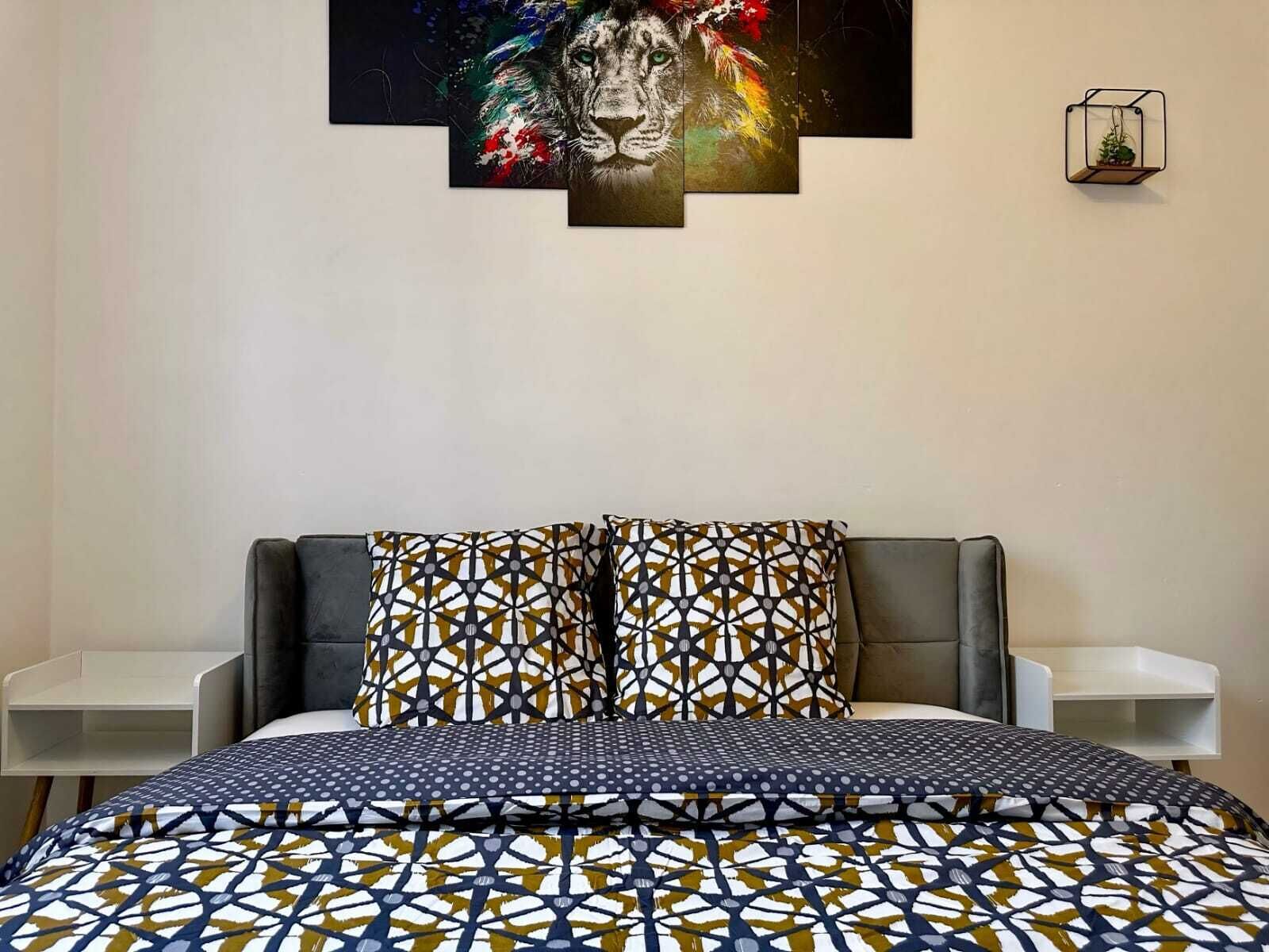 2 slaapkamers, een strijkplank/strijkijzer, wifi, beddengoed