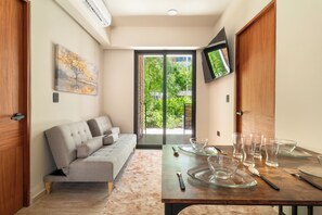 Living room - Apt with Private Rooftop Tulum 2 BR (Tulum)