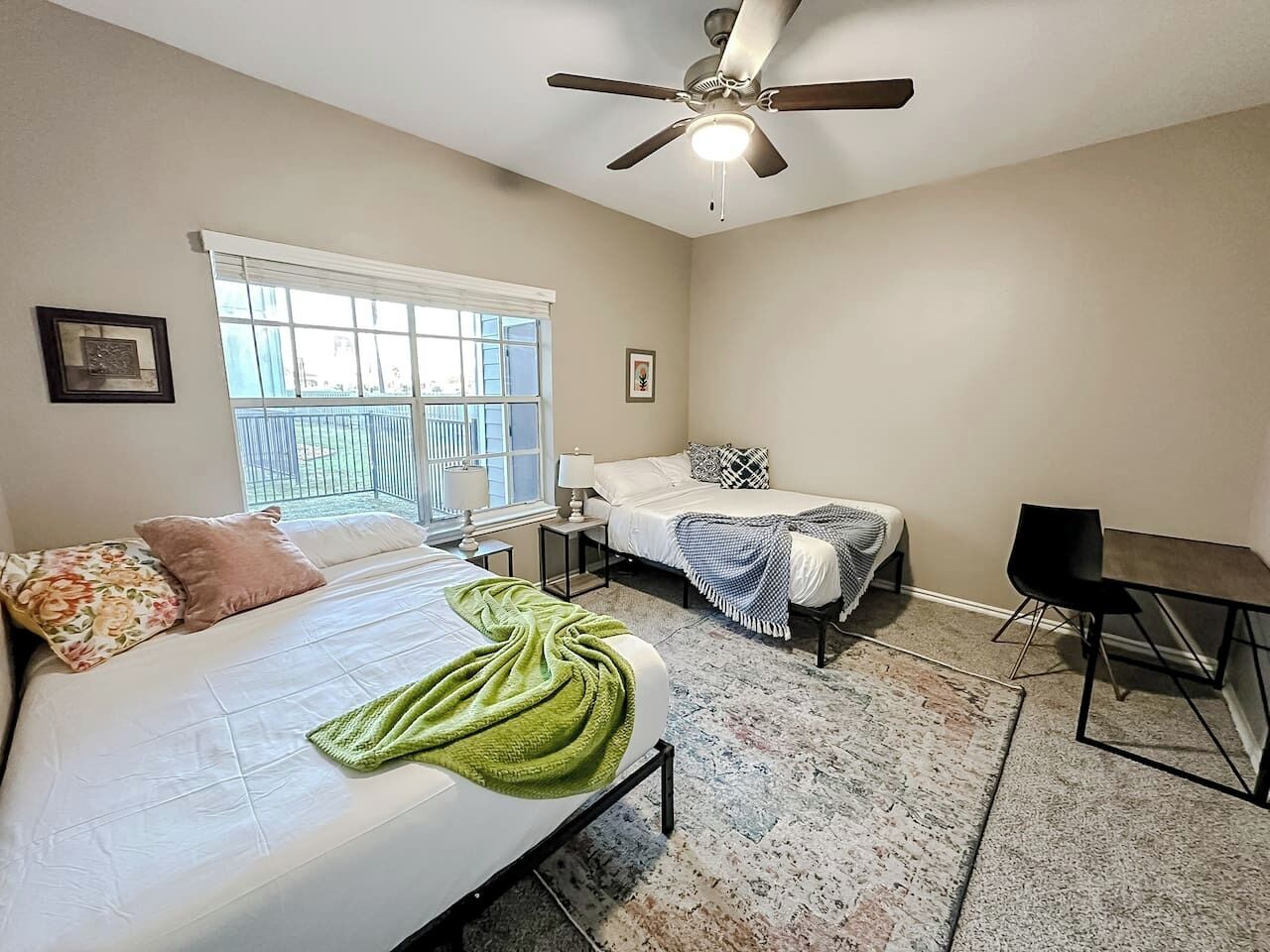 Desk, iron/ironing board, free WiFi, bed sheets