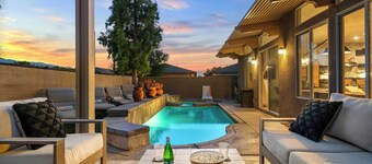 Designer Desert Oasis w/ Pool, Hot Tub, Outdoor Lounge The Riley by Avantstay