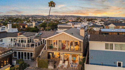 Oceanfront Home Walk to Balboa Pier + Scenic Views Balboa Peninsula Point by Avantstay