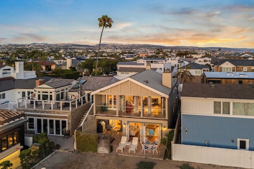 Oceanfront Home Walk to Balboa Pier + Scenic Views Balboa Peninsula Point by Avantstay