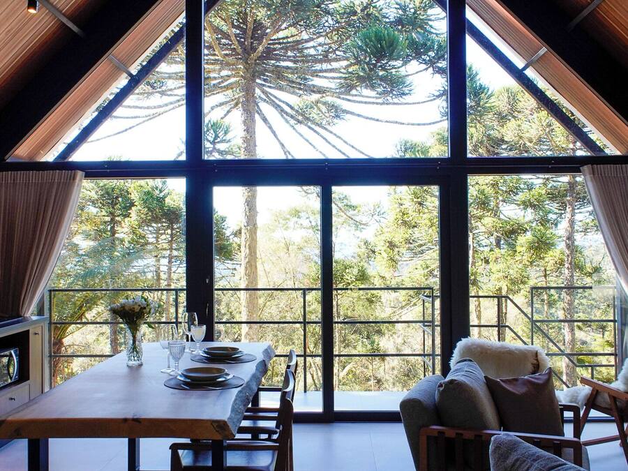 Comfort Cabin, Mountain View | Living area