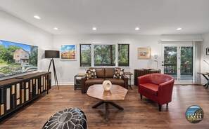 TV connectée, cheminée