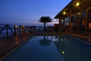 Front of property – evening/night