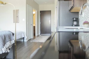 Desk, iron/ironing board, free WiFi, bed sheets