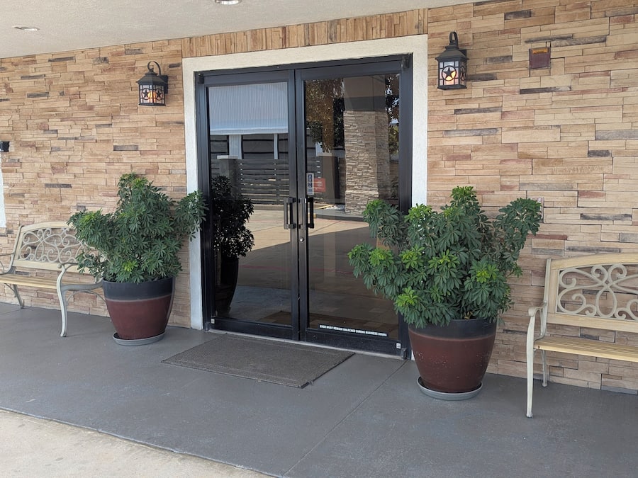 Façade de l’hébergement