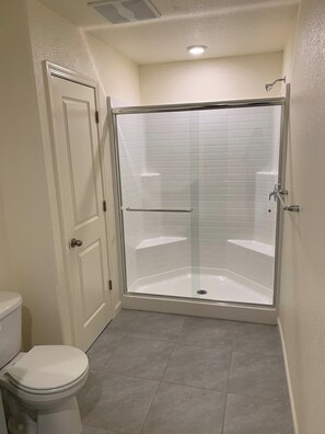 Towels, soap, toilet paper