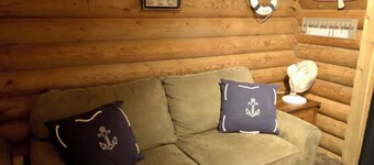 Cozy Cabin on Jump Off Joe Lake w/ Private Dock & Mt. Views- Rustic Ruby Retreat