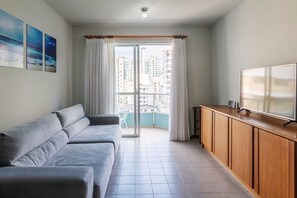 Basic Apartment | Living area | TV - Apt With Balcony 400m From the Sea, View BC Rft505 (Balneário Camboriú)