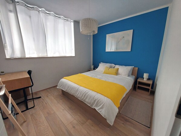 1 chambre, bureau, lit parapluie, Wi-Fi gratuit