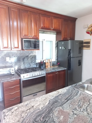 Microwave, oven, stovetop