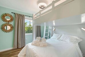 3 bedrooms, iron/ironing board, travel cot, WiFi