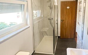Shower, hair dryer