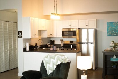 Charming 2-bedroom apartment with AC, Free Parking in wonderful Cleveland