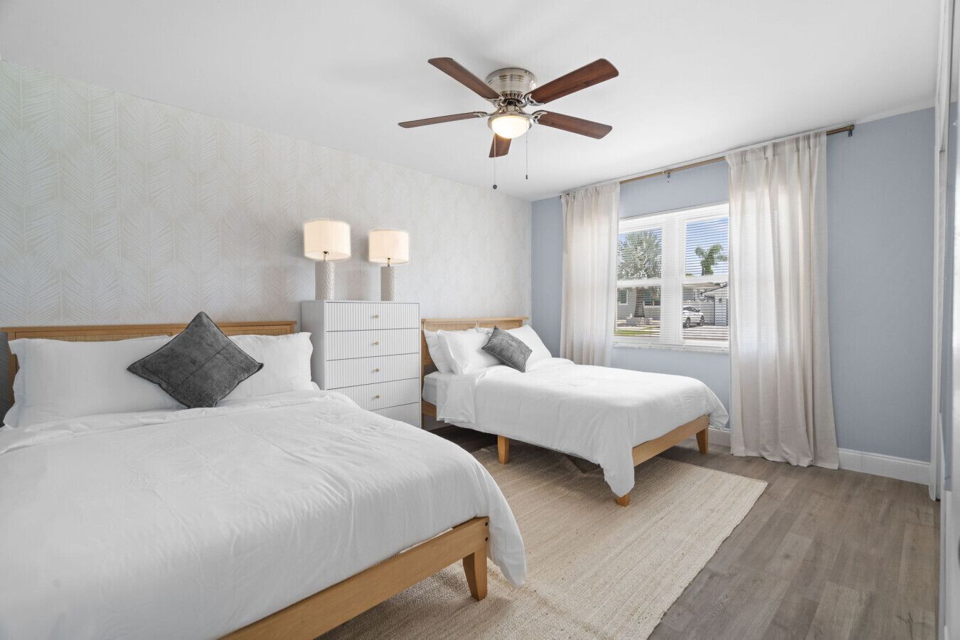 4 bedrooms, iron/ironing board, travel crib, WiFi