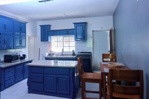 Microwave, oven, stovetop