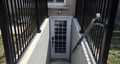 Basement apartment with separate entrance