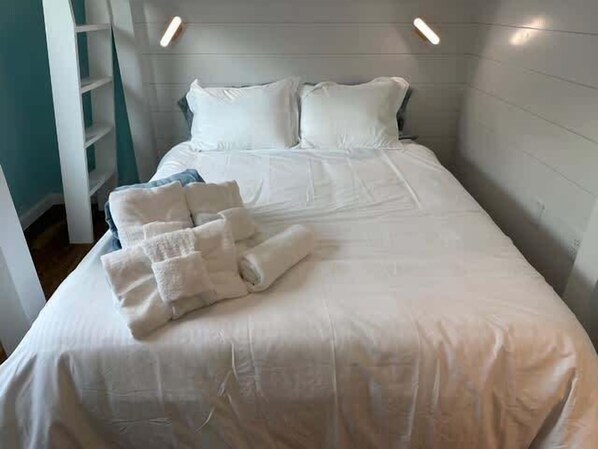 2 bedrooms, iron/ironing board, travel crib, WiFi