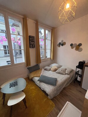 1 bedroom, desk, iron/ironing board, free WiFi - Les nids de Laon Le canari Completely renovated apartment in the center of town (Laon)