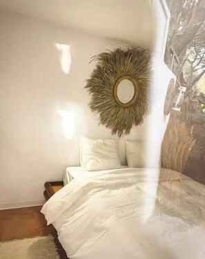 2 chambres, fer et planche Ă repasser, Wi-Fi, draps fournis