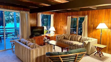 Smart TV, reproductor de DVD, libros y biblioteca musical