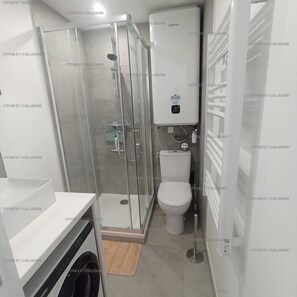 Shower, hair dryer