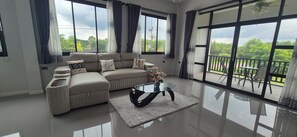 Comfort Apartment, Balcony, City View | Terrace/patio - Harary Family apartments (Sawang Daen Din)