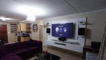 Smart TV, DVD player, music library