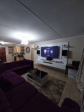 Smart TV, DVD player, music library