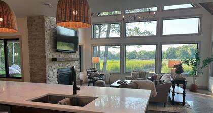 Lake Alexander + Sleeps 4 Families + Lakeside + Fire Pit